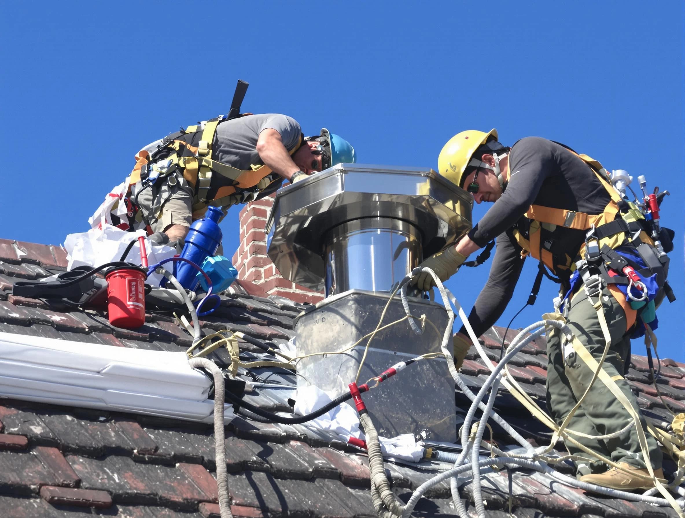 Protective chimney cap installed by Pemberton Chimney Sweep in Pemberton, NJ