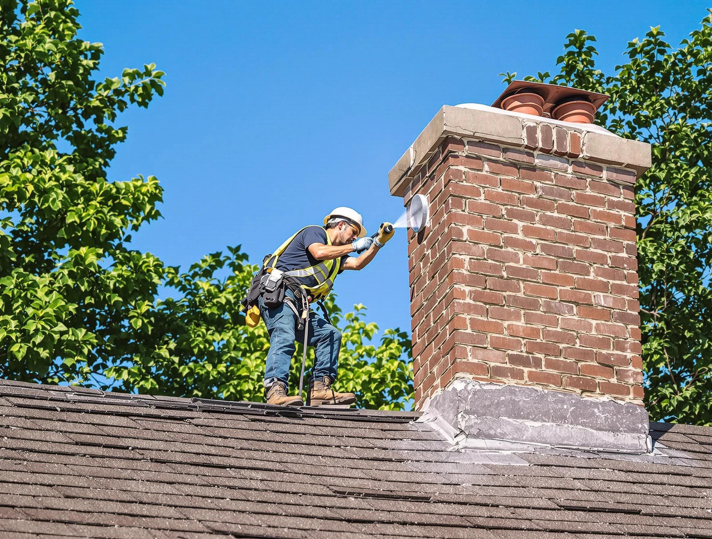 Pemberton Chimney Sweep performing an inspection with advanced tools in Pemberton, NJ