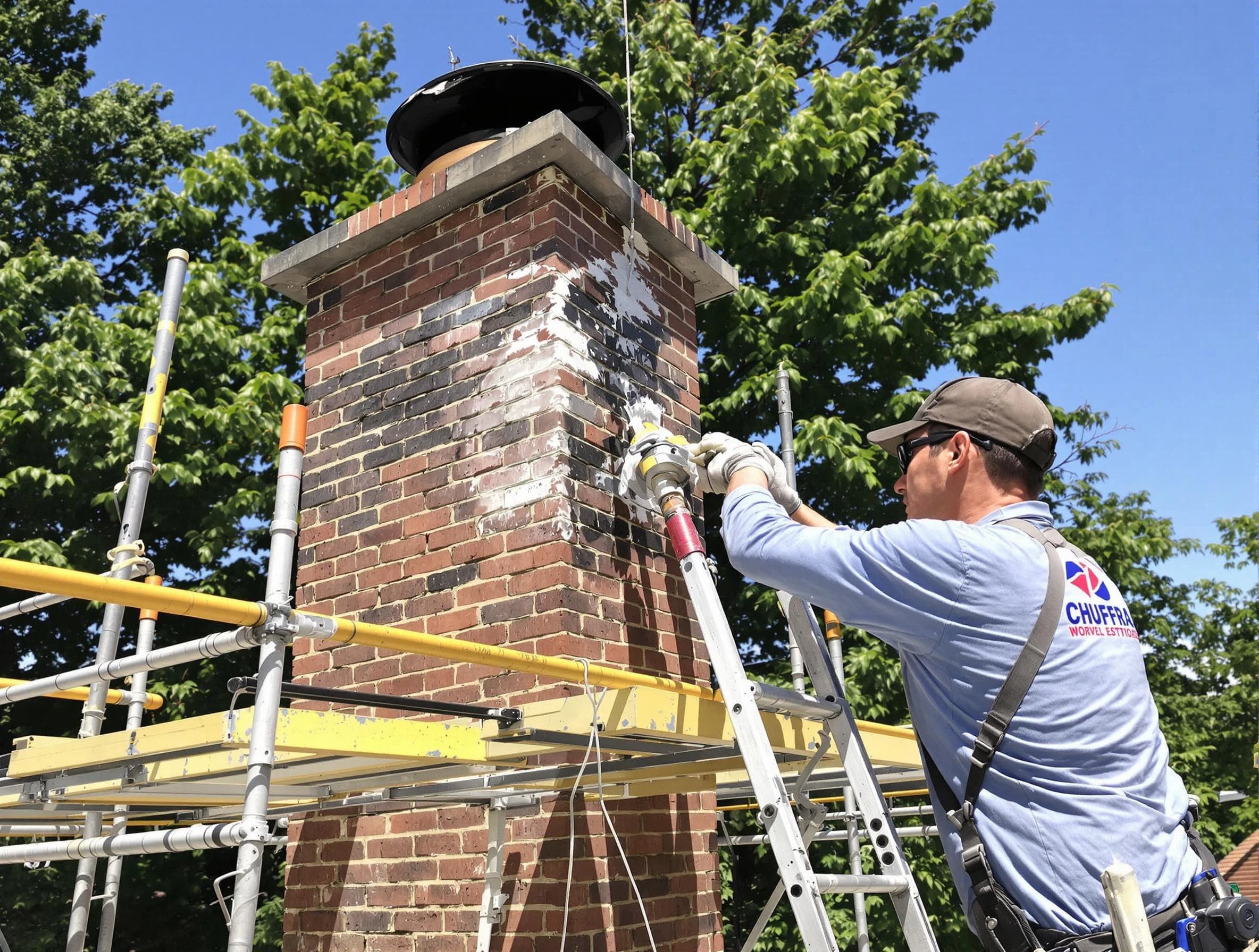 Structural chimney repair by Pemberton Chimney Sweep in Pemberton, NJ