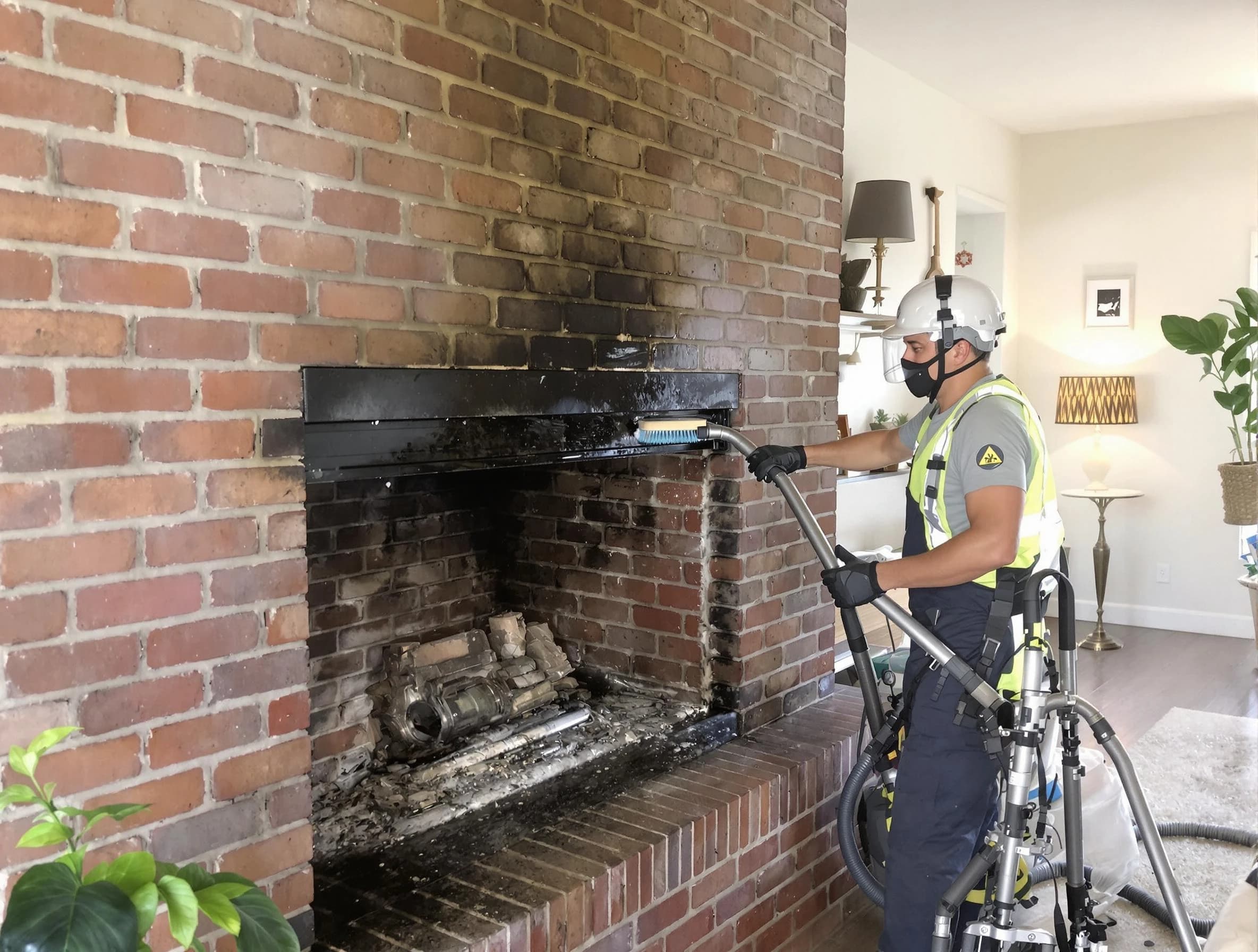 Pemberton Chimney Sweep providing fireplace cleaning services in Pemberton, NJ